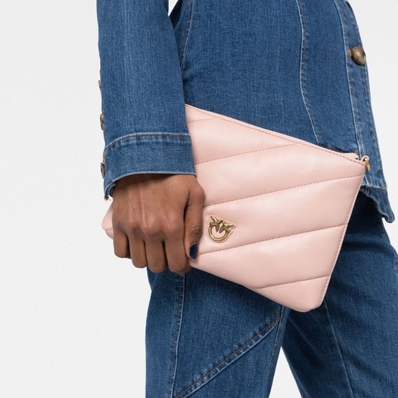 Pinko sheepskin Clutch like new - Picture 2 of 9